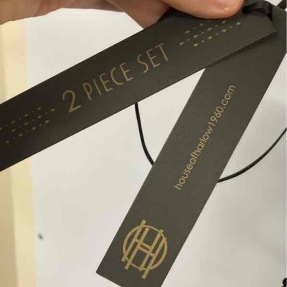 House of Harlow 1960 2 Piece Holiday Sequin Pants Suit NWT - Picture 5 of 5